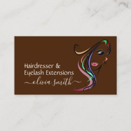 カスタム美容院&まつげエクステンション 名刺