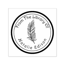 カスタム羽毛デザイン自墨書室 セルフインキングスタンプ