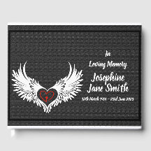 カスタム翼形葬儀写真追悼記念碑