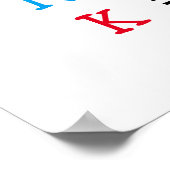 カスタム考えポスタープリント ポスター (角)