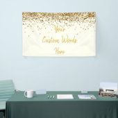 カスタム背景バースデーパーティー写真プロップアイボリー 横断幕 (トレードショー)