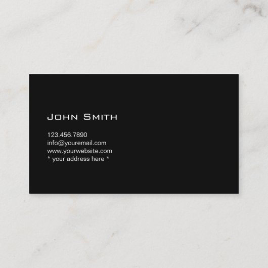 カスタム背景写真名刺 名刺 (裏面)