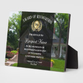 カスタム背景写真 ビジネス 不動産 賞 フォトプラーク (側面)