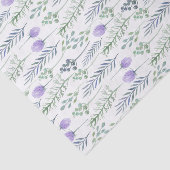 カスタム背景水彩ハーブティッシュペーパー 薄葉紙 (詳細)