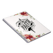 カスタム背景：信仰ノートで歩く ノートブック (右側)