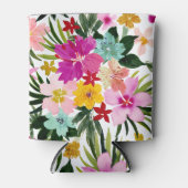 カスタム脱進性熱帯フローラクーラーボックス 缶クーラー (正面)