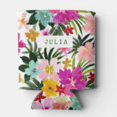 カスタム脱進性熱帯フローラクーラーボックス 缶クーラー (裏面)