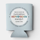 カスタム腎科おもしろいナース週間の評価 缶クーラー (裏面)