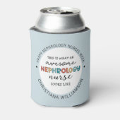 カスタム腎科おもしろいナース週間の評価 缶クーラー (缶裏面)