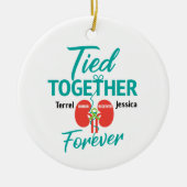 カスタム腎臓生活移植者TシャツCera セラミックオーナメント (正面)