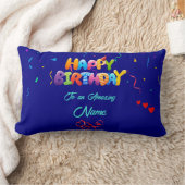 カスタム腰枕 – 完璧な誕生日プレゼント ランバークッション (ブランケット)