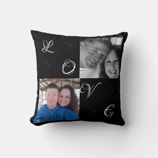 カスタム自分の写真を追加ホームデコール装飾用クッション クッション (正面)