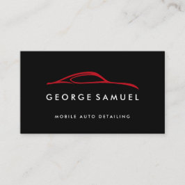 カスタム自動車の修理と自動モダン詳細 名刺