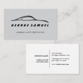 カスタム自動車の修理と自動モダン詳細 名刺 (正面/裏面)