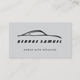 カスタム自動車の修理と自動モダン詳細 名刺