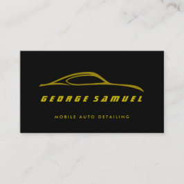 カスタム自動車の修理と自動モダン詳細 名刺