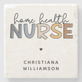 カスタム自宅健康ナース感謝ギフト ストーンコースター
