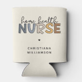 カスタム自宅健康ナース感謝ギフト 缶クーラー (裏面)