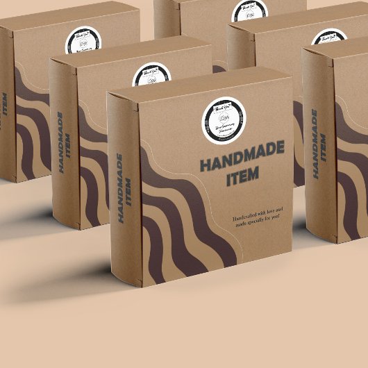 カスタム自家製ありがとうプロフェッショナル包装 ラウンドシール