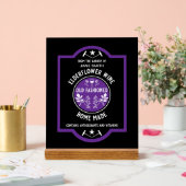 カスタム自家製エルダーフラワー アクリルサイン (ウェディング)