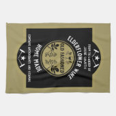 カスタム自家製エルダーフラワー キッチンタオル (横)