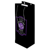 カスタム自家製エルダーフラワー ワインギフトバッグ (裏面アングル)