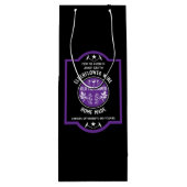 カスタム自家製エルダーフラワー ワインギフトバッグ (裏面)