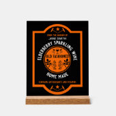 カスタム自家製エルダーベリきらめくー アクリルサイン (正面)