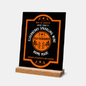 カスタム自家製エルダーベリきらめくー アクリルサイン (傾斜)