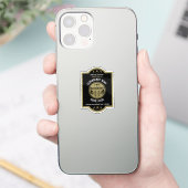 カスタム自家製エルダーベリー シール (スマートフォン)