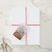 カスタム自家製キャラメルペカンバーラベル ギフトタグ (より糸付き)