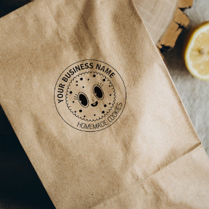 カスタム自家製クッキースモールビジネス ラバースタンプ