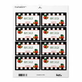 カスタム自家製サルサラベル ラベル (フルシート)