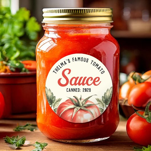 カスタム自家製トマトソース保存機 ラウンドシール