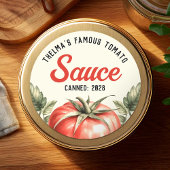 カスタム自家製トマトソース保存機 ラウンドシール