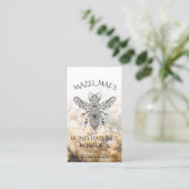 カスタム自家製ハニーヘーゼルナットブ焼いたリーレシピ 名刺 (スタンド正面)