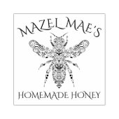 カスタム自家製ハニーラベル ラバースタンプ (インプリント)