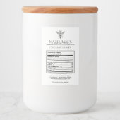 カスタム自家製ハニー栄養ラベル フードラベル (正面)