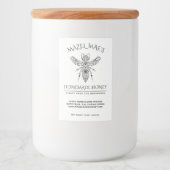 カスタム自家製ハニー フードラベル (正面)