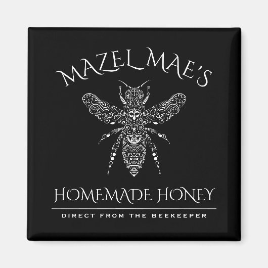 カスタム自家製ハニー マグネット (正面)