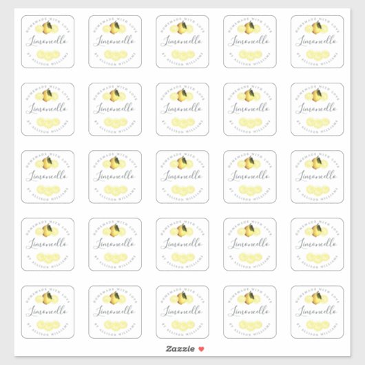 カスタム自家製リモンチェロラベル2 INCHステッカー シール (シート)