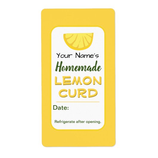 カスタム自家製レモンカードピックズプレザーズ ラベル