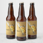 カスタム自家醸造 ビールラベル (ボトル)
