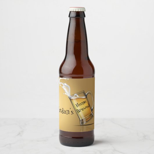 カスタム自家醸造 ビールラベル (正面)