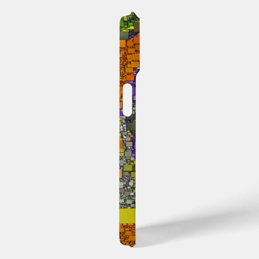 カスタム自然カラフル幾何抽象芸術 Case-Mate iPhoneケース (裏面 / 右)