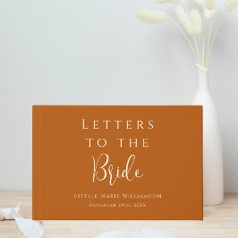 カスタム自然テラコッタラストレターズ ゲストブック