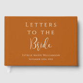 カスタム自然テラコッタラストレターズ ゲストブック (正面)