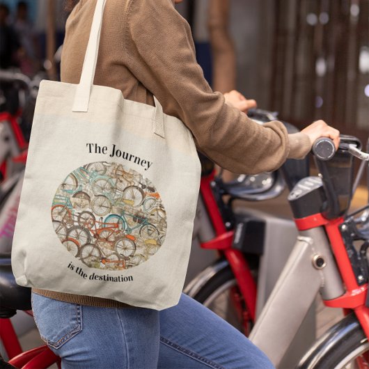 カスタム自転車の旅 毎日持ち歩くトートバッグ トートバッグ