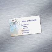 カスタム自転車やる気を起こさせるサイクリングスポーツ マグネット名刺 (インサイチュ)