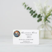 カスタム自転車サイクリングサイクリングスポーツフィットネス 名刺 (スタンド正面)